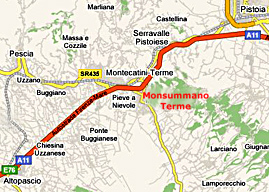 Mappa Monsummano Terme